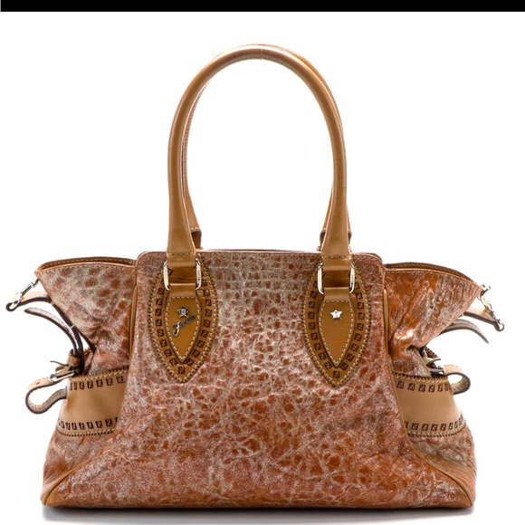 Fendi Etniko De Jour Metallic Copper Pebbled Letter Purse 101 - Picture 4 of 12